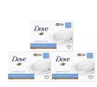 3 Twin Packs Dove Soap Bar Sensitive Skin Hypoallergenic Beauty Bar Vegetarian