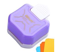 3 Type Pattern Corner Rounder Punch, Hole Punch Corner Cutter Laminate,DIY Crafts,Card Making and Scrapbooking Crafting Handmade Activity #Purple