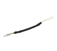 3 Types Spearfishing Speargun Bungee Shock Cord with Swivel & Snap Clip, Latex Rubber Muzzle Line for SPECTRA, Heavy Duty 150kg Load, Black(C)