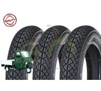 3 Tyre Set Pneumatic Tires 100.90-10 For APE 50 6PR 61L Union