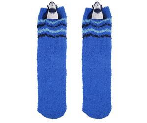 (3 UK-5.5 UK, Nautical Blue) Regatta Childrens/Kids Shark Socks