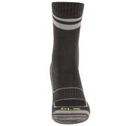 (3 UK-6 UK, Black/Dark Grey) Trespass Unisex Adult Dvander Socks (Pack of 2)