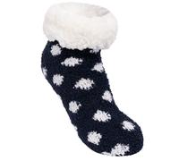 Trespass Womens Cadenza Polka Dot Non Slip Socks - Navy - 3 UK-6 UK - Navy