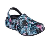 (3 UK, Black/Multicoloured) Skechers Womens/Ladies Archfitwave Floral EVA Open Toe Sandals