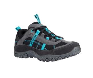(3 UK, Charcoal/Teal) Trespass Womens/Ladies Fell Lightweight Walking Shoes