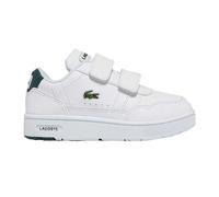 (3 UK Child, White/Green) Lacoste Childrens/Kids T-Clip Croc Trainers