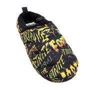 (3 UK, Multicoloured) Fortnite Boys All-Over Print Logo Slippers