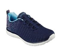 (3 UK, Navy/Blue) Skechers Womens/Ladies Virtue Trainers