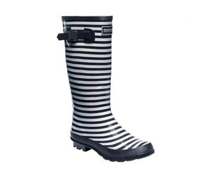 (3 UK, Navy/White) Regatta Womens/Ladies Ly Fairweather II Tall Durable Wellington Boots