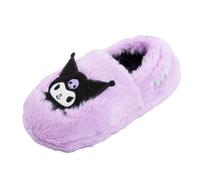(3 UK, Purple) Hello Kitty Girls Kuromi Slippers