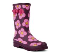 (3 UK, Spinning Flower Morello) Regatta Womens Orla Kiely Quarter Adjustable Patterned Wellington Boots Wellies