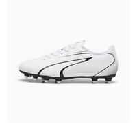 (3 UK, White/Black) Puma Childrens/Kids Vitoria Football Boots