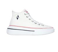 (3 UK, White) Skechers Womens/Ladies Lace Up Trainers