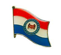 - 3 Usa Missouri Jefferson City Badge US States Flag Design Pin Badge