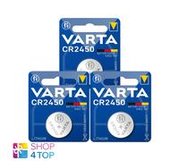 Varta CR2450/6450 Lithium Button Cell Battery 6450101401 - 3V