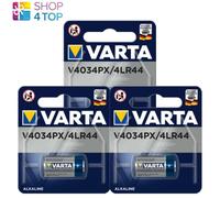 3 Varta V4034Px 4Lr44 Alkaline Batteries 6V Single Battery Blister Pack 1Pc NE