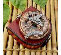 3" Vintage Working Sundial Compass, Groomsmen Gift, Wedding Keepsake, Christmas, Graduation, Fathers Day