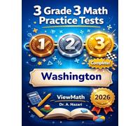 3 Washington SBA Grade 3 Math Practice Tests: Full-Length Test Prep with Detailed Answer Explanations