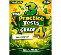 3 Washington SBA Grade 4 Math Practice Tests: Full-Length Test Prep with Detailed Answer Explanations