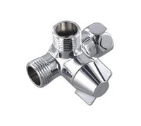 3-Way 1/2 Outlet Sink Diverter Valve Brass Tap Splitter Adapter