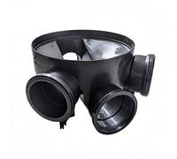 3 Way 320mm Underground Drainage Base For Inspection Chamber Set Circular Base For Manhole System Base Only