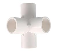 3 Way /4 Way Inner Diameter 20mm PVC Fitting Build Heavy Duty Greenhouse Frame Furniture Connectors Four-Connections 32mm