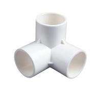 3 Way/4 Way Inner Diameter 20mm PVC Fittings PVC Fitting Connectors Water Pipe Joints for Irrigation Watering Pipe Three-Connection 25mm