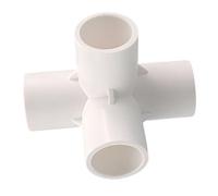 3 Way/4 Way Inner Diameter PVC Fitting Build Heavy Duty Greenhouse Frame Furniture Connectors Four-Connections 20mm