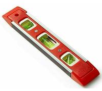 3 Way 9”Magnetic Spirit Level Small Mini Scaffolders Lightweight 230mm