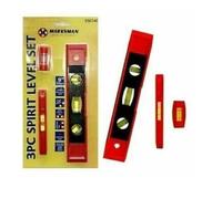 3 Way 9”Magnetic Spirit Level Small Mini Scaffolders Lightweight 230mm Includes 2 Pocket Sized Spirit Level