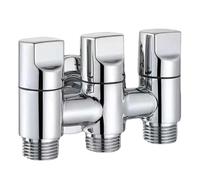3 Way Angle Valve Water Flow Control Experience with The Three Way Multifunctional Angle Valve 1Pcs(Silver)