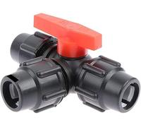 3-Way Ball Valve,Valve Fitting,T-Type DN25 DN32 DN40 DN50 Tee Water Splitter Garden Tap 32mm 40mm 50mm 63mm PVC Tube 3-Way Water Pipe Connector 1pcs (Color : 40MM) (Color : 50mm) (Color : Blu, Size