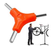 3 Way Bike Triangle Wrench 3 Way Allen Key Combination Repair Tools with Inner Hex Keys 3 Way Allen Key 3mm 4mm 5mm Bike Tool