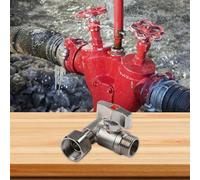 3 Way Connector For Residential Water Line Splitting With Compatibility For Both Compression And Threaded Fitting Methods (Left)