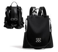 3-Way Crossbody Oxford Cloth Bag - Anti-Theft Multi-Purpose Large Capacity Oxford Cloth Lightweight Shoulder Bag, Black, Modern