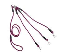 3 Way Dog Leash Splitter Adjustable Detachable Nylon Traction Rope 6'' Nylon Rope For Two/Three Pet Dogs Walking Dog For Aggressive Chewers Large Breed Dog Large Breed For Dogs Small