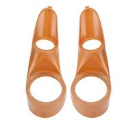 3 - Way Electronic Car Audio Speaker Bracket, Plastic, 2pcs, Coffee - Durable Rust - Proof Material, Universal Fit for Clear Sound Performance