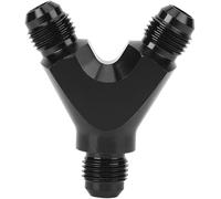 3 - Way Fitting Adapter Y Type AN6 Male to 2X AN6 Male, Professional Grade Utility Component, Durable Construction and Precise Fitment for Reliability, Ideal for Mechanical Repair, DIY Workshop Mai...