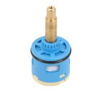 3 Way Flow Diverter Cartridge Ceramic Core Shower Mixer Tap Valve Replacement Part ABS Brass Construction 33mm Diameter Push Fit Single Spigot Bath Water Control Switch