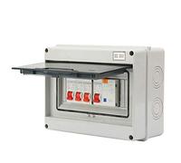 3 Way Garage Caravan Consumer Unit 63A 30mA RCD 3MCB 6a16a32A for Garages Caravans Workshops