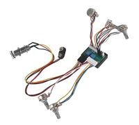 3 Way Guitar Wiring Harness Dual Potentiometer Amplified Bass Guitar Accessories for Enthusiasts Beginners