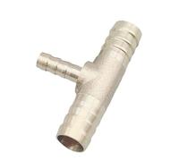 3 Way Hose Connectors Tee Type Reducing Hose Barb Brass Barbed Tube Pipe Fitting Reducer Coupler Connector Adapter(OD 4-4-4)