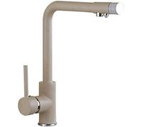 3-Way Kitchen Faucet, 3-in-1 Filtered Water Tap, Stylish Black Oat Design, Hot & Cold Mixer, Perfect for Modern Kitchens, & Easy to Install