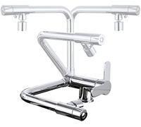 3-Way Kitchen Faucet, Black Filter Tap for Window Installation, Hot & Cold Water, Single Mode, Modern Design for Home & Office, Stylish and Functional