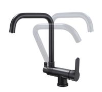 3-Way Kitchen Faucet, Pull-Down Rotatable Mixer Tap with Water Filter, 360° Swivel for Under-Window Design, Modern 3-in-1 Kitchen Sink Fixture