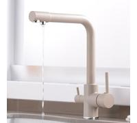 3 Way Kitchen Faucet with 360° Swivel Mixer Osmosis Filter for Cold & Hot Water Grifo Cocina and Stylish Design for Modern Kitchens