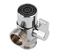 3 Way Kitchen Tap, M24 Outer Thread Rustproof Solid Brass Material Faucet Adapter fit G1/2 Flexible Hose Adapter for Kitchen Sink Bathroom Basin Faucet