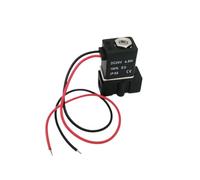 3 Way Plastic Solenoid Valve 3P025-06/08 Port 1/8 1/4 Standard Pipe Thread 220V 110VAC 12 24V Electric Control Air Valve with Wire Lead Type(1/8",110V)