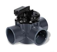 3 Way Pool Diverter Valve 2 Inch Replacement For Pentair 263028 Three Port Diverter Valve, 2 To 2-1/2-Inch, For 2”&2.5” Pipes, For Jandy And Spa Plumbing Systems(Grey)