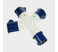 3-Way Power Adapter, White One Size